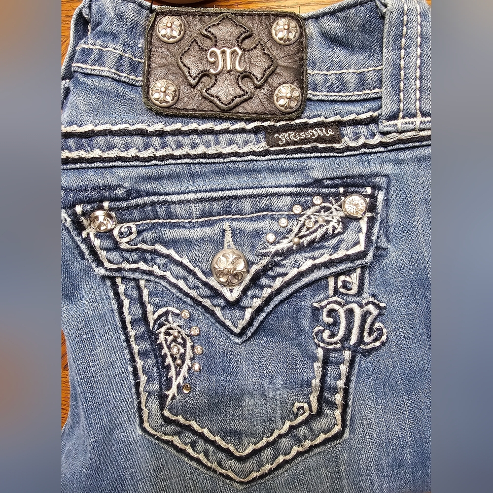Miss Me Blue Embellished Women's Jeans